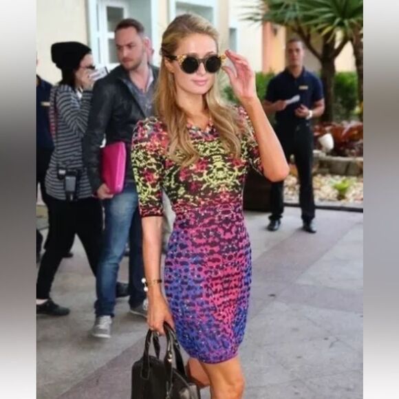 MISSONI Multicolored Abstract Bodycon Pencil/sheath Dress - Picture 5 of 10